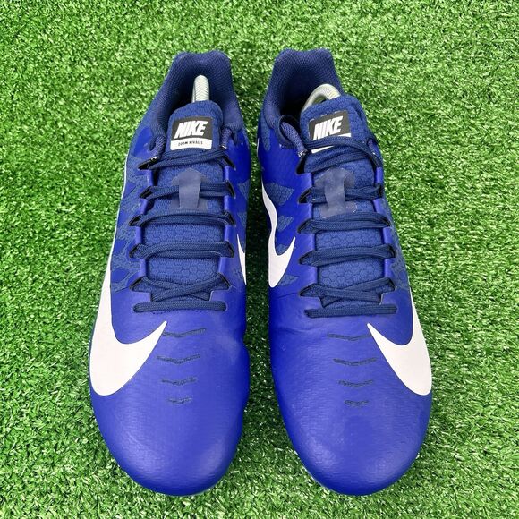 Nike Zoom Rival S 9 Men's 11 Cleats w/Spikes Navy White 907564 401 Racing Shoes - Picture 7 of 17